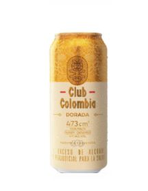 CERVEZA CLUB COLOMBIA DORADA LTON 473 ML