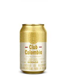 CERVEZA CLUB COLOMBIA DORADA LATA 330 ML